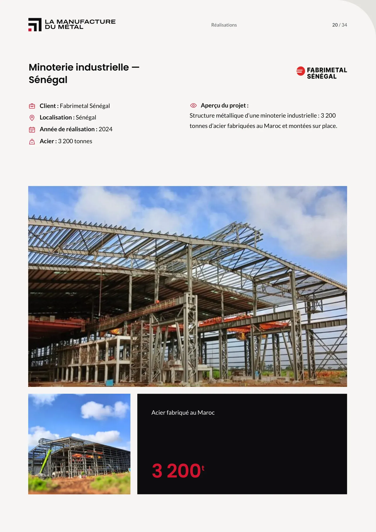 Page 20 : Minoterie industrielle, Sénégal